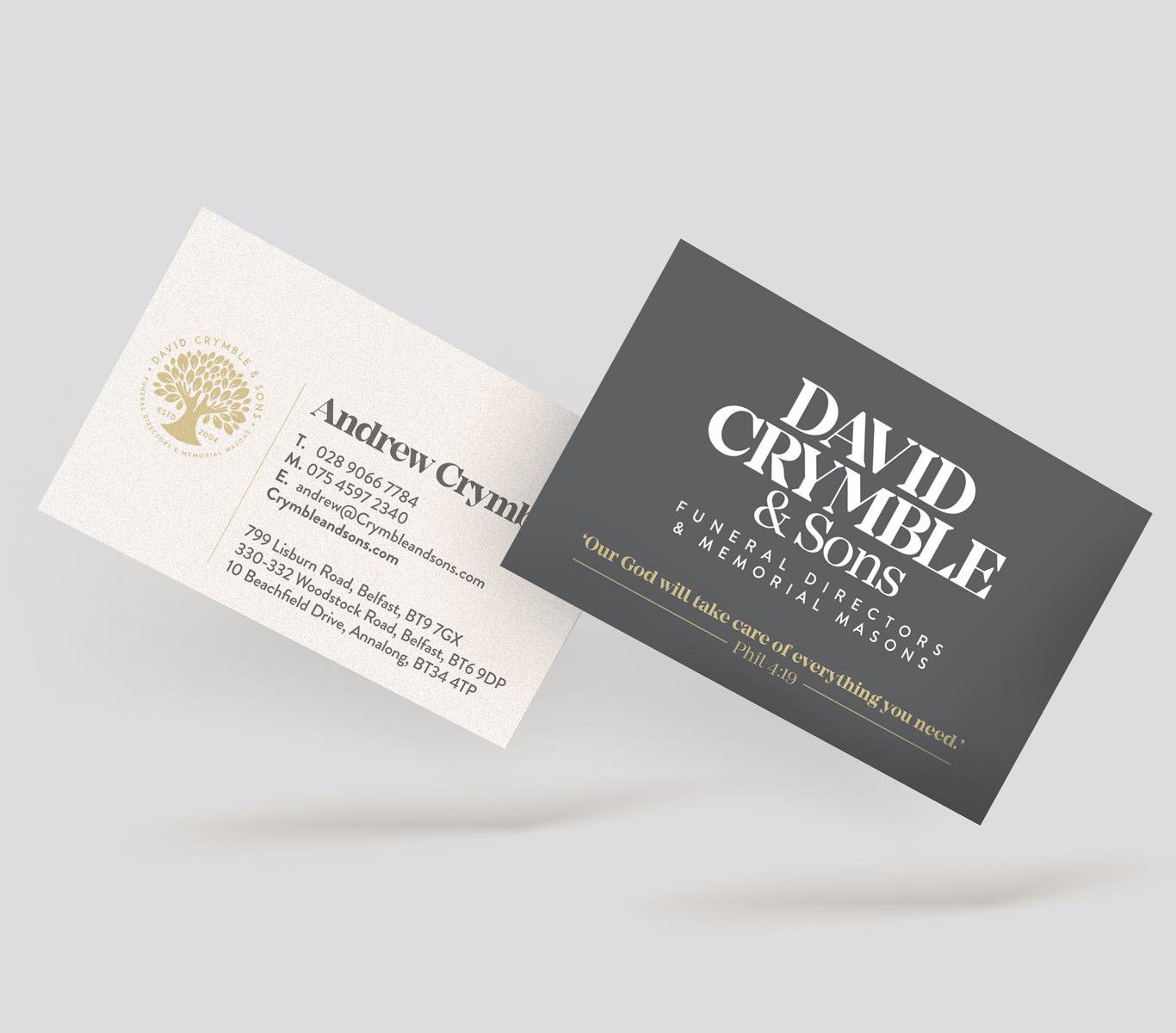 Crymble Business Cards